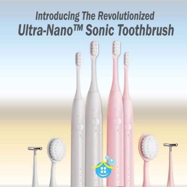 Ultra-Nano™ Sonicare Toothbrush, Premium 20,000 Bristles Electric Toothbrush, Waterproof IPX8 - Image 9