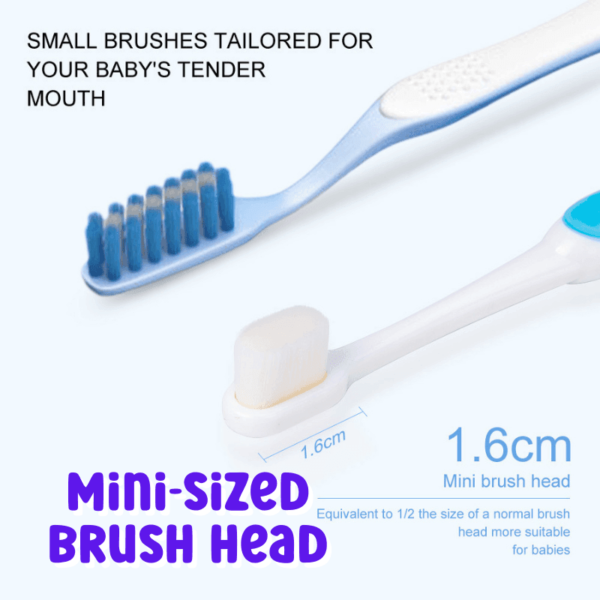 Extra Soft Toothbrush For Baby, Toddlers And Kids With Superfine Bristles