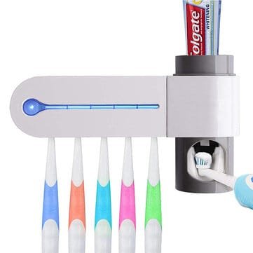 UV Toothbrush Sanitizing Holder and Toothpaste Dispenser -3 in 1 - Image 4