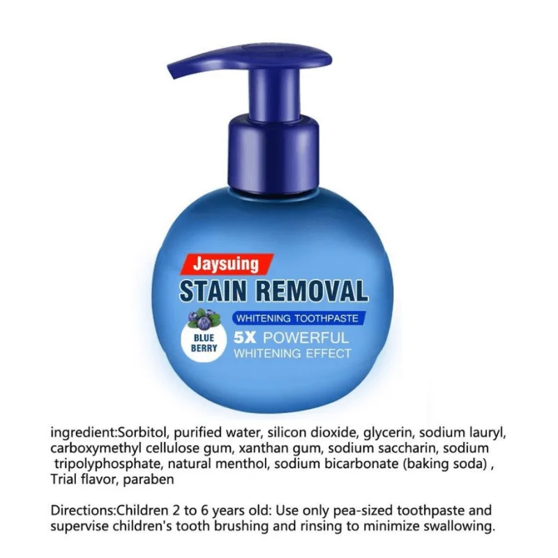Teeth Whitening Toothpaste For Sensitive Gums And Stain Removal