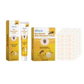 Bee venom skin tag removal patches & cream with tea tree oil and vitamin E ingredients