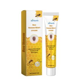 Bee venom skin tag removal cream with tea tree oil and vitamin E ingredients