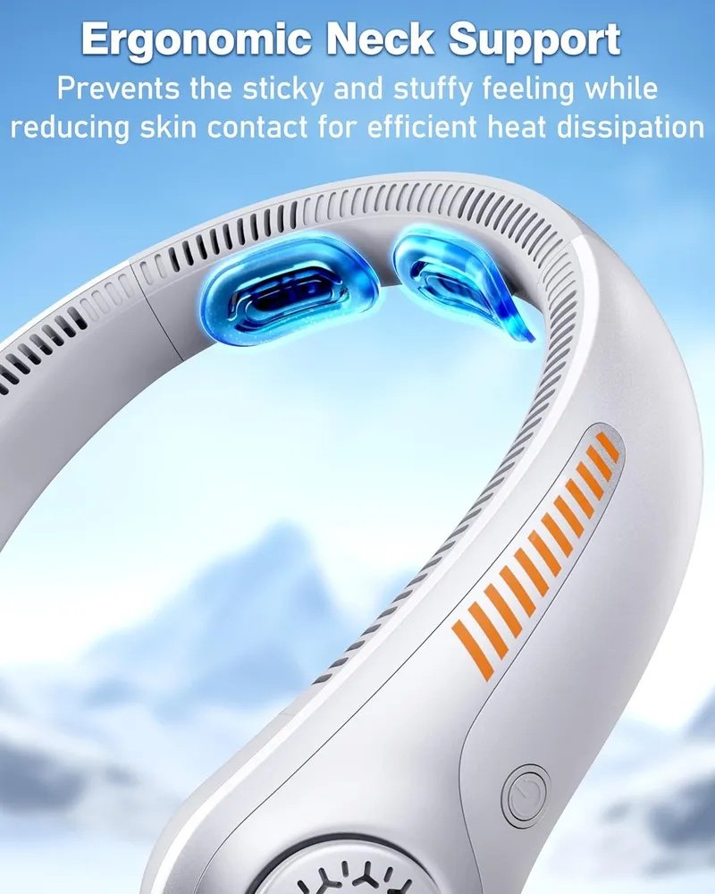 Portable Neck Fan (White) - MyHomeGoodies.com