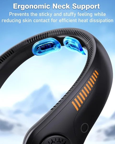 Portable Neck Fan (Black) - MyHomeGoodies.com